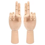 Framendino, Pack 12" Flexible Wooden Hand Model Art Mannequin Left Rig.... Fixed Price $31.54.