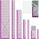 Quilting RULERS,7 Sewing TEMPLATES(6"X24",2"X24",3"X18",3"X8".... Fixed Price $31.79.