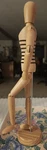 Wooden Posable Jointed Artists Mannequin.. Fixed Price $25.00.