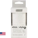 Prima Marketing Redesign Stick & Style Stencil Roll 4" X15YD-TEA, Rose Garde. Fixed Price $37.79.