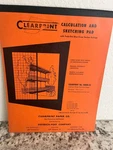 Vtg Clearprint No. 1000H-10 Calculation And Sketching Pads (4). Fixed Price $19.49.
