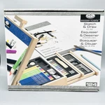 Royal & Langnickel Essentials 124 Piece Sketch And Draw Art Set New REA6250-3T. Fixed Price $59.95.