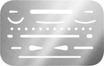 Alvin Flexible Stainless Steel Erasing Shield, 0.005" (3298). Fixed Price $8.99.