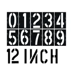 12 Inch Number Stencils Reusable Templates Interlocking Kit Pl.... Fixed Price $18.40.