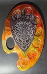 Artists Paint Pallette (supply Tools Materials Crafts) Wall Decor Handmade. Fixed Price $64.99.