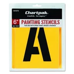 Chartpak Letter And Number Painting Stencils, A-z 0-9, 6 Inches H, 35 Per.... Fixed Price $29.71.