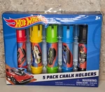 Hot Wheels Holders ( 5 Pack) W/chalk Adjustable Sunny Days 3+. Fixed Price $9.95.