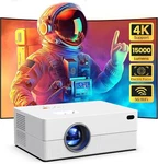 Electric Focus Mini Projector With Wifi And Bluetooth, Jowlurk Portable 4K. Fixed Price $99.00.