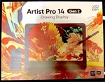 Xp-pen Artist 14 Gen 2 Pro Graphics Tablet Stylus Stand Wireless Remote. Fixed Price $249.00.