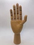 10" Wooden Articulated Figure Manikin Hand Artist Drawing Model For. Fixed Price $9.90.