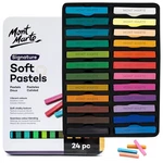 Mont Marte Soft Pastels Tin Box Signature 24PC, Assorted Colors, Vibran.... Fixed Price $18.49.