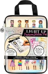 Fashion Angels Light Up Sketch Pad Kit W/ Case Usb 350+ Stencils Kids 8+. Fixed Price $40.99.