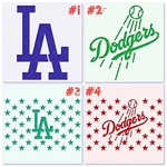 Dodgers Stencil Reusable Mylar 10 Mil Los Angeles Baseball Craft Template. Fixed Price $14.99.
