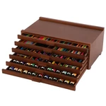 Viswin 6-DRAWER Art Supply Storage Organizer, Beech Wood Drawers, Walnut. Fixed Price $94.02.