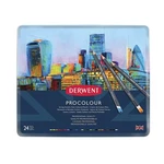 Derwent Colored Pencils Procolour Drawing Art Metal Tin 24 Count 2302506. Fixed Price $108.03.