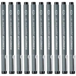 Staedtler 0.1 Mm Pigment Liner Count (pack Of 10), Black. Fixed Price $36.18.