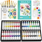 Nicpro Watercolor Paint Set For Adults, 36 Colors Tube (12ML,0.4O. Fixed Price $36.66.
