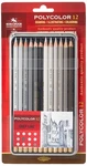 Koh-i-noor Polycolor Grey Line Artist's Coloured Pencils Office Product. Fixed Price $30.39.