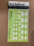 Berol Rapidesign R-122 Isometric Hex Heads And Nuts New In Box. Fixed Price $18.74.