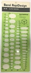 Berol Rapidesign R-78 Ellipse Master Template 20-30-40-50 Degrees Staedtler. Fixed Price $13.75.