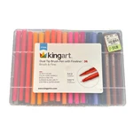 Kingart Twin Tip Brush Pens Set Of 36 Complete Drawing Painting. Fixed Price $12.00.