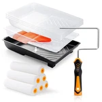 Hanjkinz 12 Pcs 6 Inch Paint Roller Kit Foam, Pack, Light Orange. Fixed Price $25.63.
