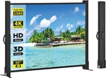 Portable Projector With Stand, 50 Inch 4:3, Outdoor Screen,.... Fixed Price $99.97.