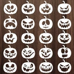 Halloween Face Stencils, 20PCS For Carving Pai.... Fixed Price $17.89.