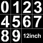 12 Inch Large Number Stencils Reusable Plastic Digital. Fixed Price $21.99.