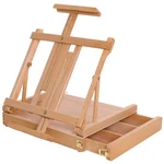 U.s. Art Supply Jolla Adjustable Wooden Sketchbox Easel, Desktop Drawer Case. Fixed Price $79.99.