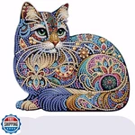 Yanfairy Tabletop Diamond Art Kits For Adults - Cat Painting Figurine. Fixed Price $34.99.