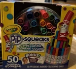 (box Of 50) Crayola Washable Markers Pip-squeaks Telescoping Tower New. Fixed Price $18.00.