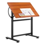Vevor Drafting Table, Adjustable 90 Tilt Drawing Desk, Porta. Fixed Price $124.99.