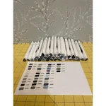 Arteza Alcohol Brush Markers 34 Everblend Grayscale Dual Tip Medium Chisel. Fixed Price $29.99.