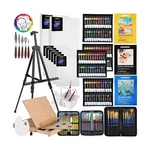 149PCS Deluxe Artist Painting Set With Aluminum And Solid Beech Wood Easel, 9.... Fixed Price $131.26.