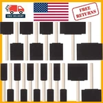 Durable Bates Foam Paint Brushes Set With Wooden Handles - 20 Piece Assortment. Fixed Price $14.04.
