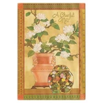 Unused Vintage Judy Hand Drawing Board Get Well Card, Oriental Serenity Flowers. Fixed Price $12.99.