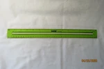 Berol Rapidesign Rapid-reader Slotted Green Plastic Ruler R-561 15 1/4" Long. Fixed Price $15.00.