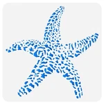 Fingerinspire Starfish Painting Stencil 11.8X11.8 Inch Hollow Out Sea Creatur.... Fixed Price $12.55.