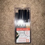 50200 Sakura Pigma Sensei Manga Drawing Set, Black Ink, Pack Of 6 Pieces. Fixed Price $14.00.