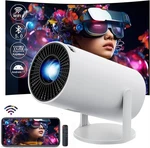 HY300 Projector With WIFI6 Bluetooth, 4K 1080P Support Android White. Fixed Price $59.46.