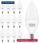 Comzler Pack E12 Led Candelabra Bulb, 5000K Daylight, Watt 60W Equiva. Fixed Price $47.12.