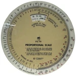 C-thru Ruler Co PS-80 Proportional Scale For Image, Drafting, Graphic Design. Fixed Price $12.75.