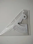 C-thru Professional Adjustable Triangle 8" Made In Japan. Fixed Price $18.99.