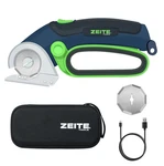 Zeite 4V Cordless Electric Scissors Cardboard Cutter W/ 2 Blades New Sealed. Fixed Price $25.00.