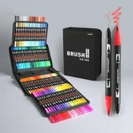 120 Colors Art Paint Markers, Dual Tip Acrylic Pens With Brush & Fi. Fixed Price $72.99.