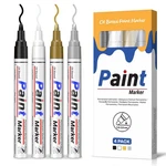 Paint Markers 4 Colors Oil Based Permanent For Metal Wood Glass Rock Fabric. Fixed Price $12.35.