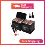 Ytw Alcohol Markers, 80 Colors Dual Tip Art Drawing Coloring. Fixed Price $22.43.