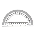 HAND2MIND Clear Plastic Student Math Protractor Set For Classroom Pack Of 100. Fixed Price $85.92.
