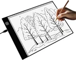 A4 Led Light Box For Tracing And Drawing - Ultra Thin Adjustable Table,. Fixed Price $17.43.
